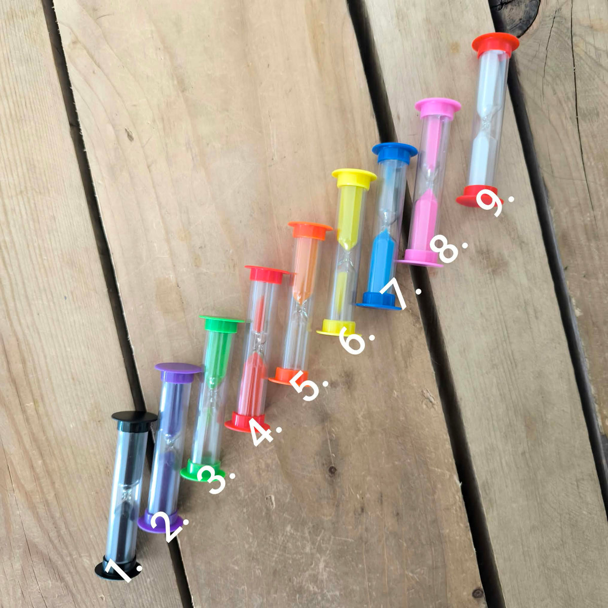 tableau rituel du brossage de dents en bois pour enfants